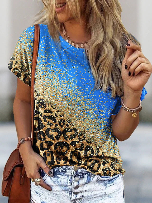 Summer Short-sleeved T-shirt For Women Loose Trendy