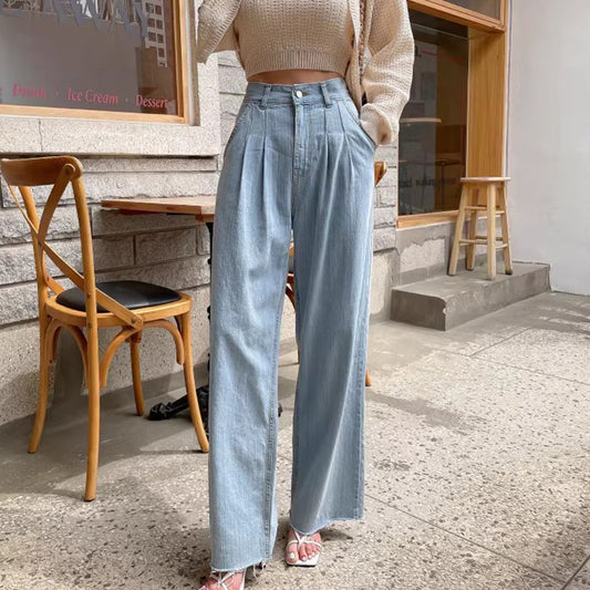 Dame-mode Personlighed Brede ben Jeans