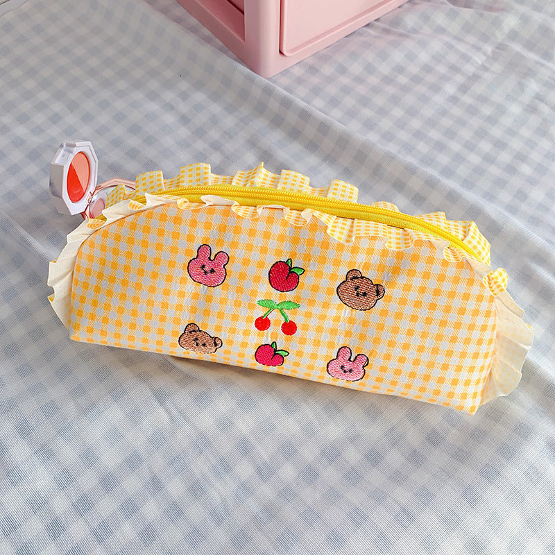 Girls High-value Primary School Students Cute Net Red Stationery Pencil Case