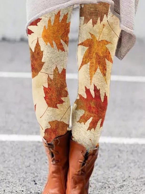 Hawaiian Style Digital Printing 3D Leggings For Men And Women