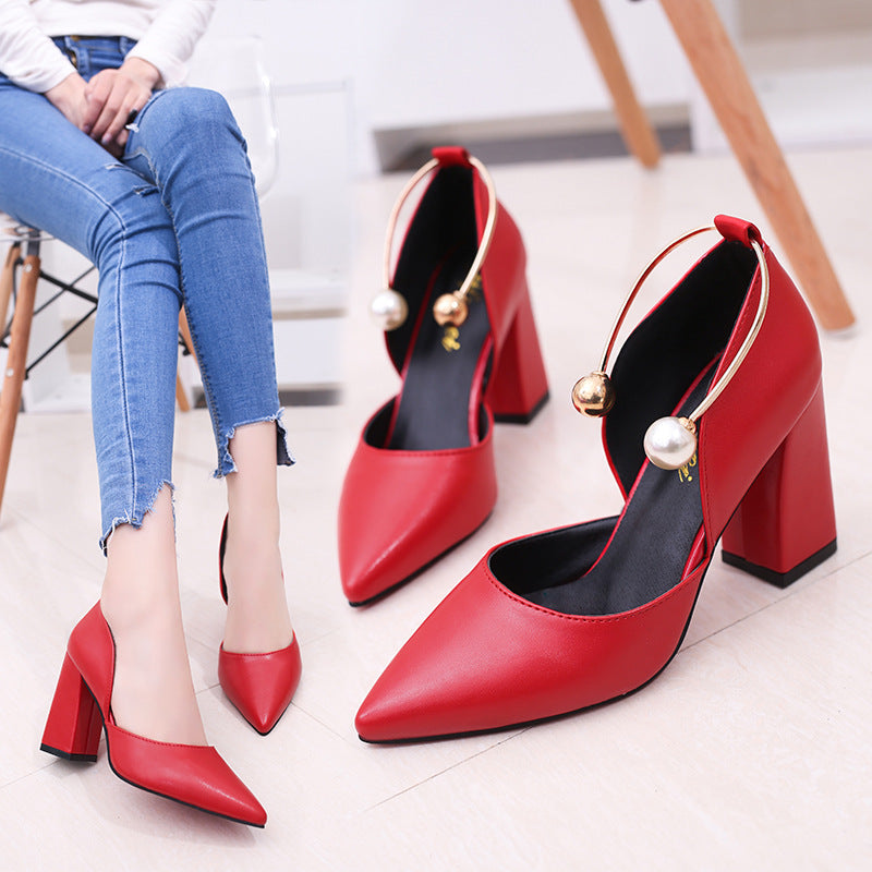 All-match pointed toe trendy women's shoes