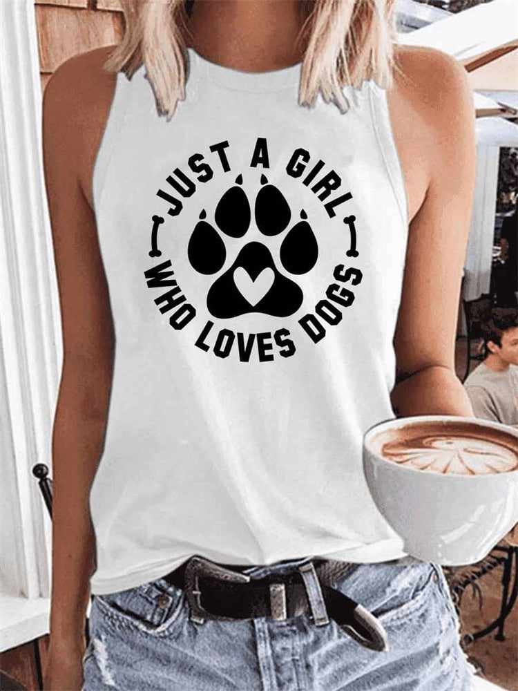 Summer Women's Fruit 3D Printed Casual Sleeveless Vest