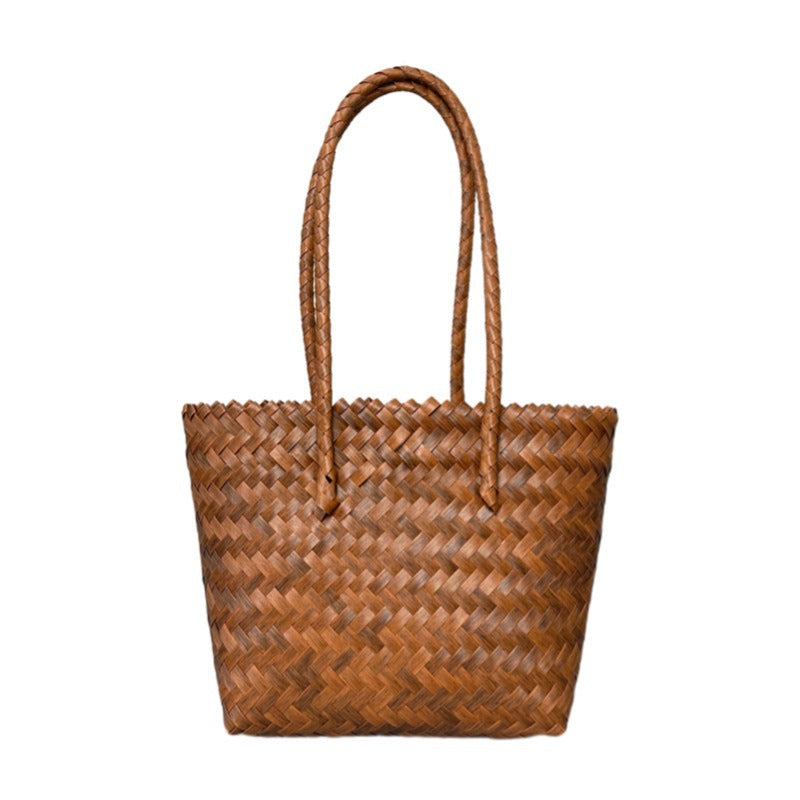 Straw Bag Versatile Double Connector