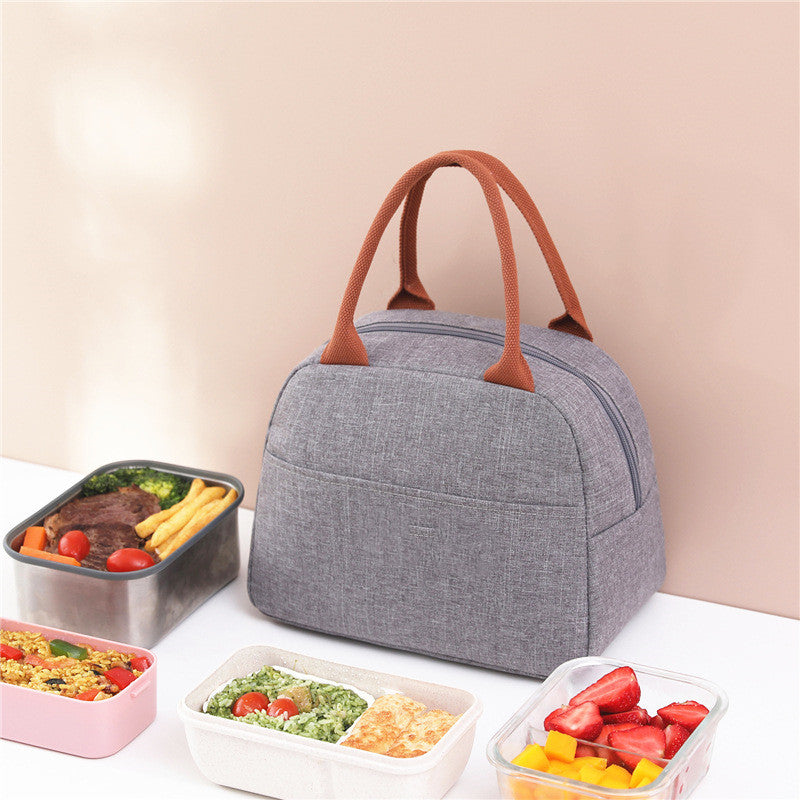 Student Minimalist Portable Oxford Cloth Insulation Bag