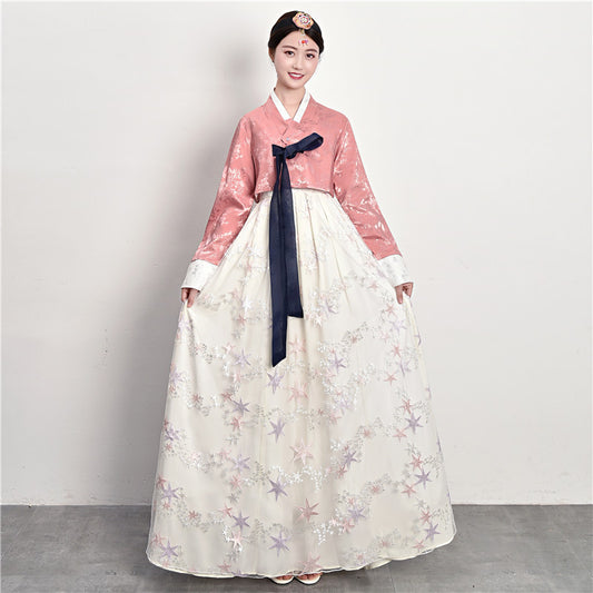 Traditional Court Korean Ethnic Dance Performance Dress