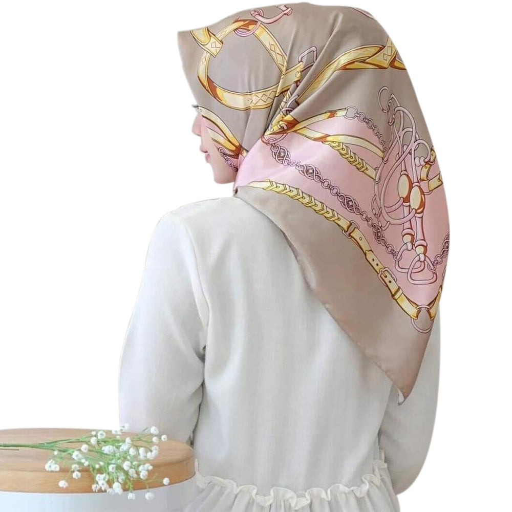 Explosive Leopard Printed Large Square Scarf