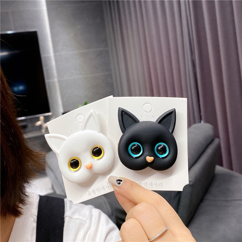 Korean Version Of Cute Cat Fashion Small Intestine Cloth Ring