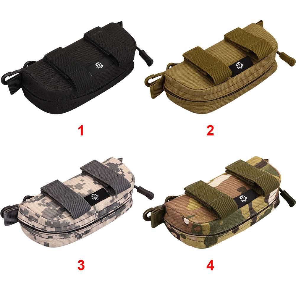 Riding camouflage glasses case