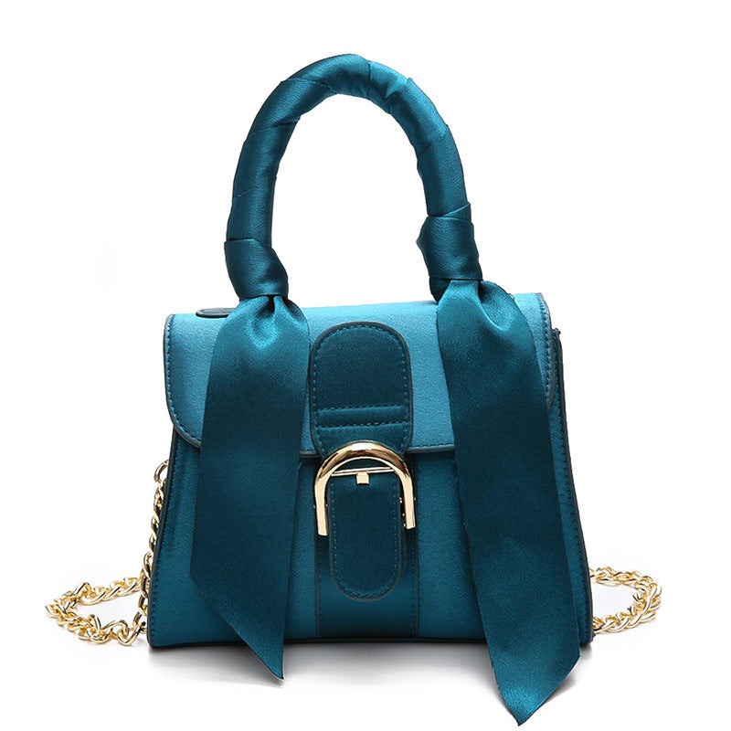 Female bag ladies shoulder bag fashion bow velvet handbag