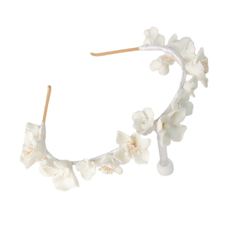 Ceramic Flower Headband Ceramic Flower Handicrafts