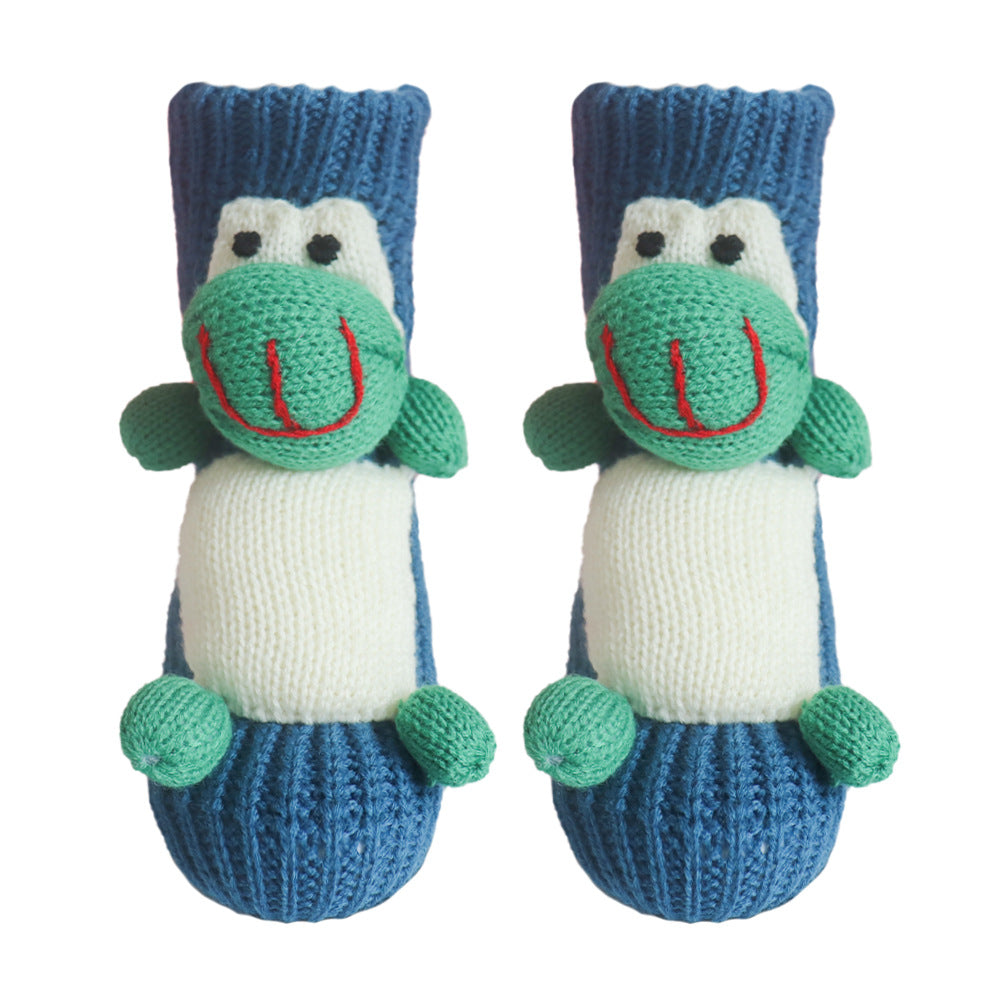 Women's Fashion 3D Cartoon Woolen Yarn Socks