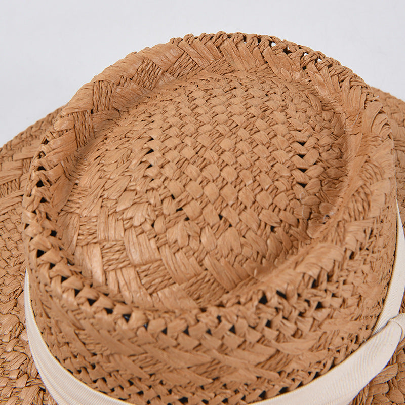 New Ladies Handwoven Sunscreen Straw Hat