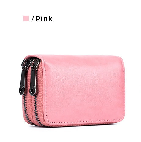 Double pull card holder