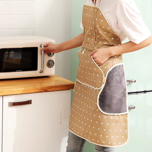 Waterproof and oil drain apron