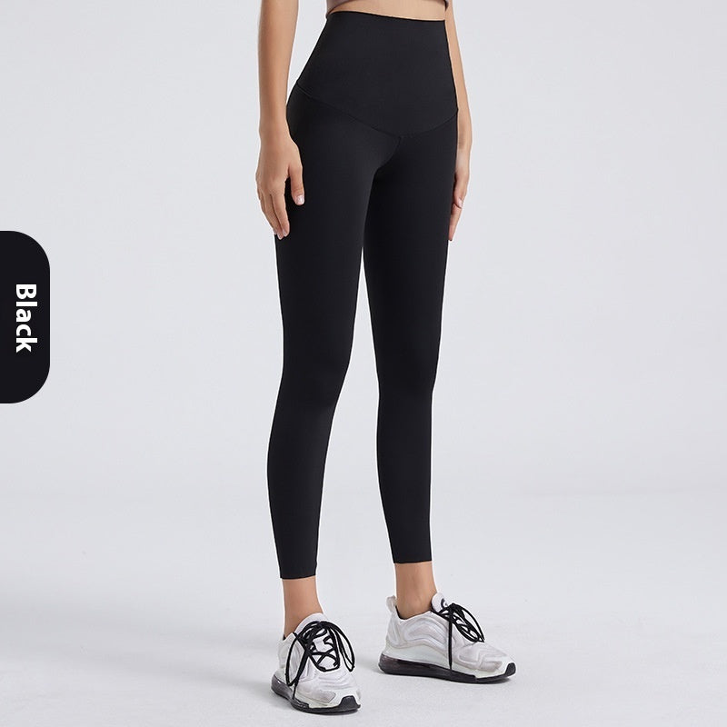 High Waist Hip Lift Tight Yoga Fitness Running Thin Jacket Wear Leggings