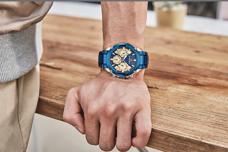 Waterproof quartz watch