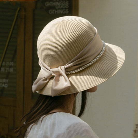 Female Korean Straw Plaited Outing Straw Hat