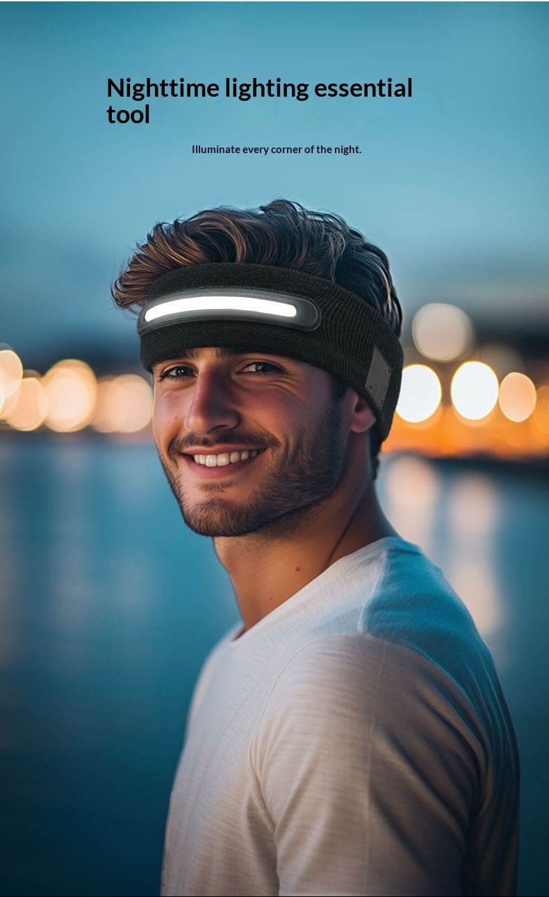 Outdoor LED Rechargeable Light-Up Sports Headband