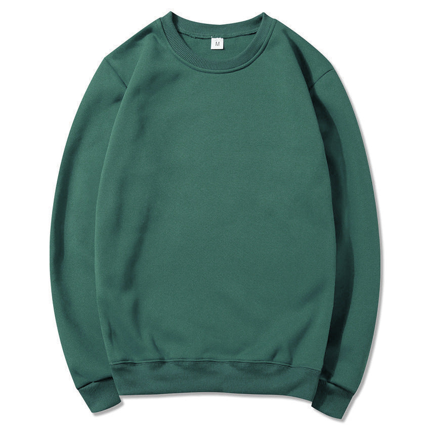 Mænds afslappede sweatshirt med rund hals