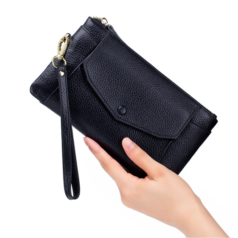 Simpel ultratynd lang clutch til damer