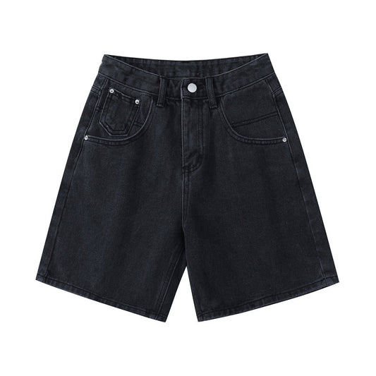 Loose Korean Style High Waist Girl Denim Shorts