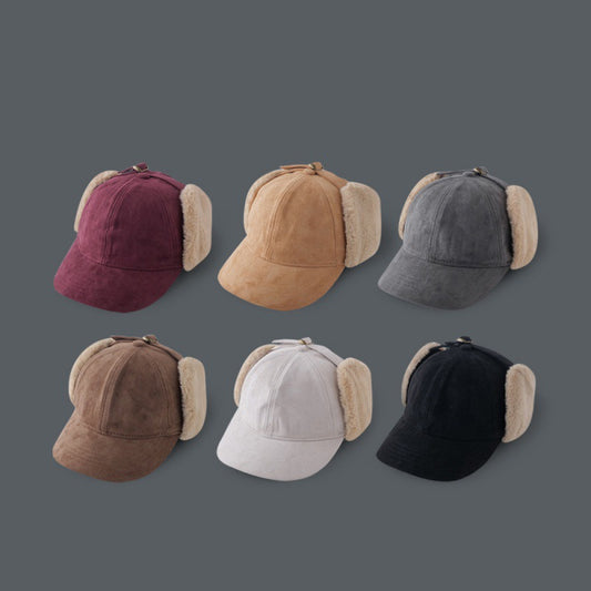 Fleece-lined Baseball Cap Warm Cycling Cap Lei Feng Capfly