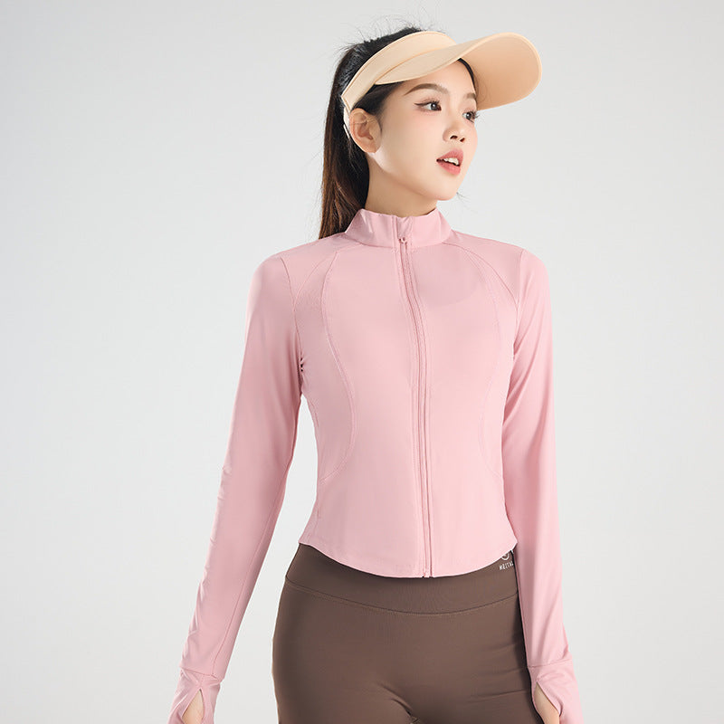 Ice Silk Sun Protection Yoga Cool Jacket