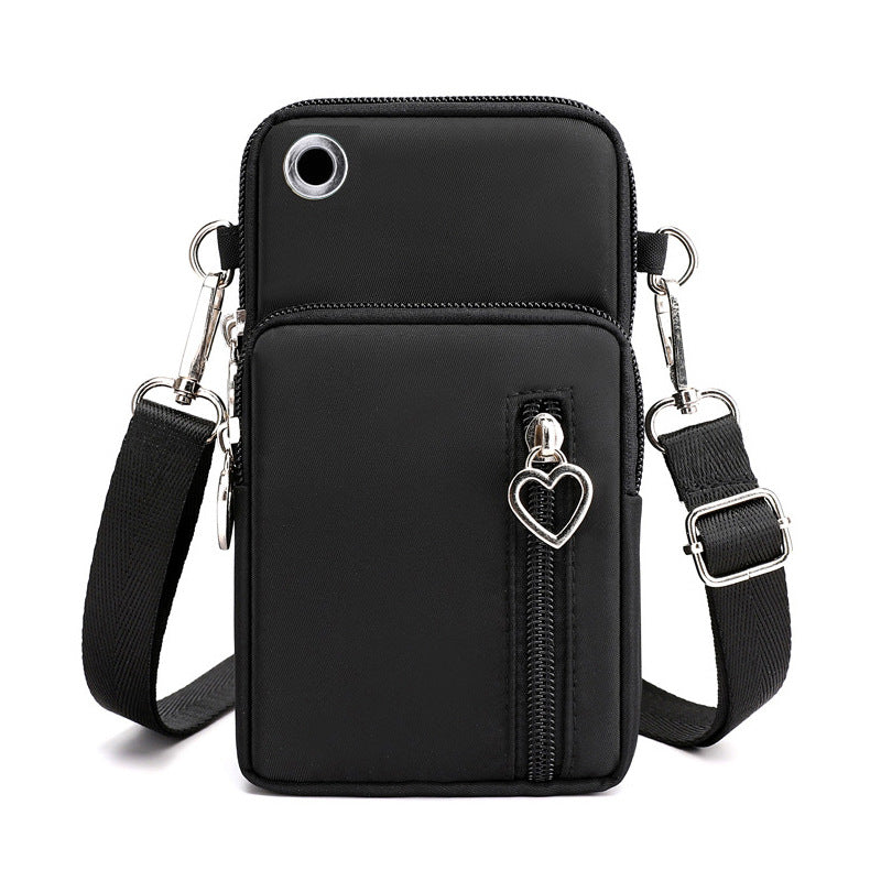 Dame Mode Afslappet Ensfarvet Crossbody Taske