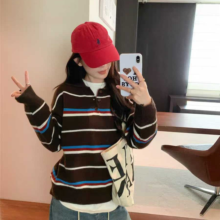 Loose All-matching Youthful-looking Sweater For Women