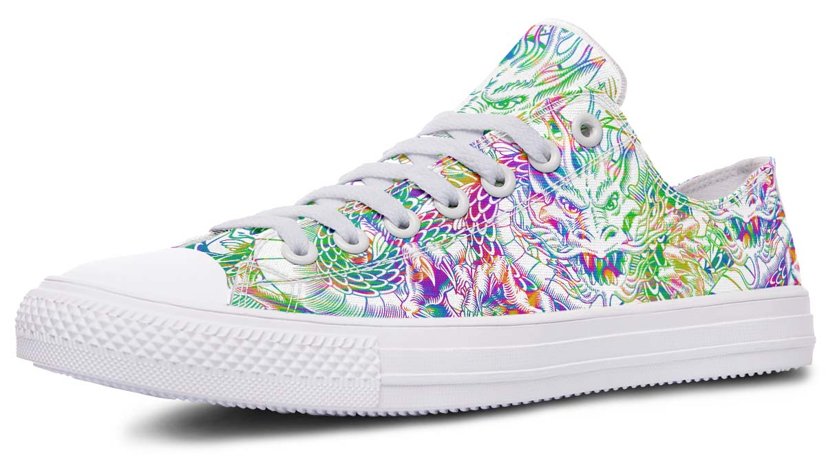 Fashion Print Couple Low-Top Canvas Shoes