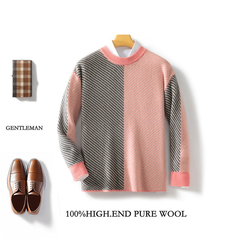 New Fashion Personalized Men's Wool Sweater Top