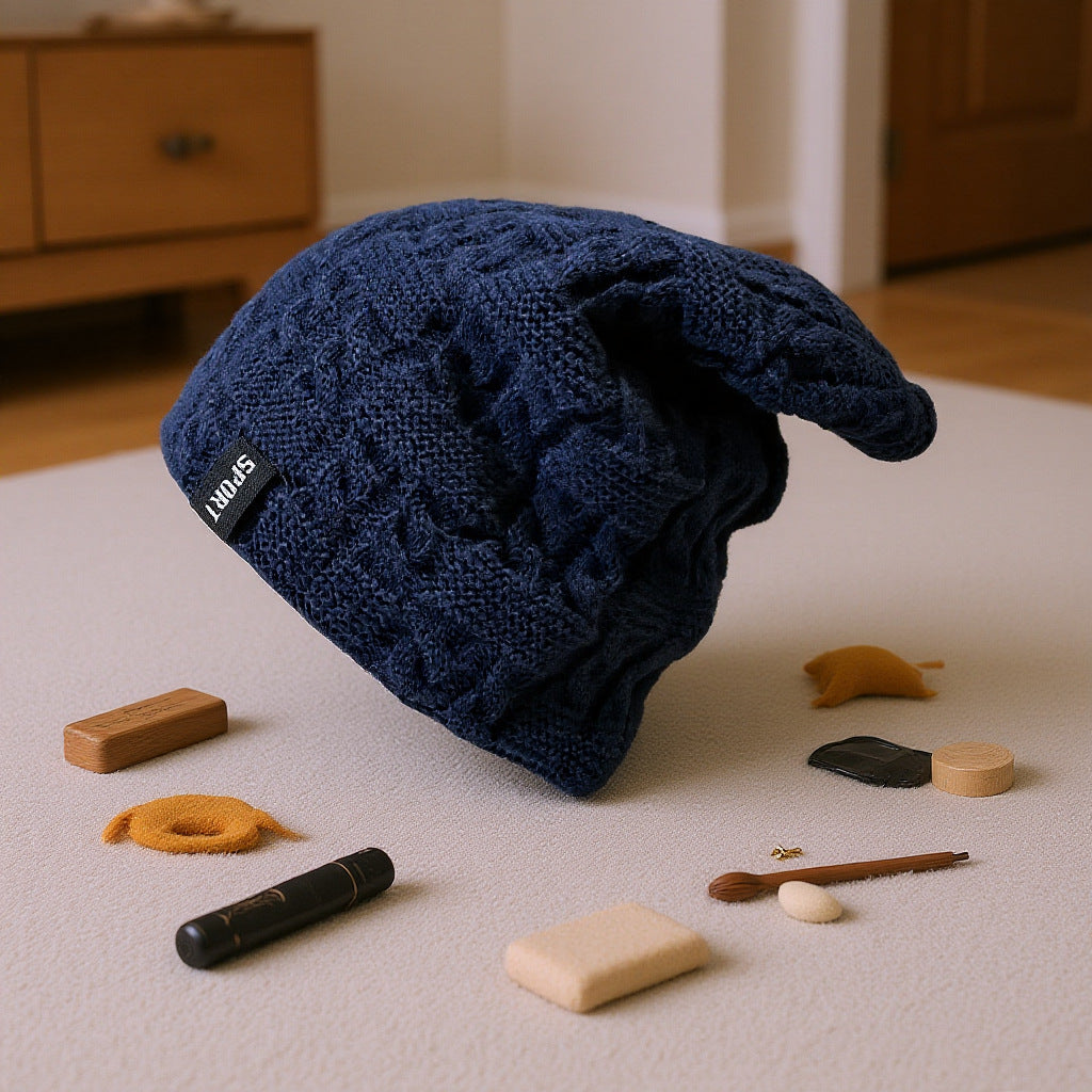 Fashionable Knitted Twist Woolen Cap