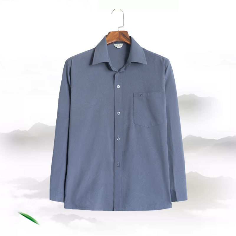 Men's Fashion Loose Casual Long Sleeve Shirt