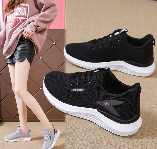 Low-top All-match Soft Bottom Lightweight Casual Running Shoes For Women