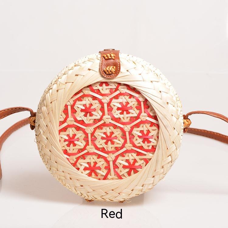 Vietnamese hand-woven bamboo braided bag