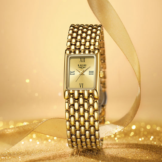 New Arrival Casual Simple And Compact Square Watch