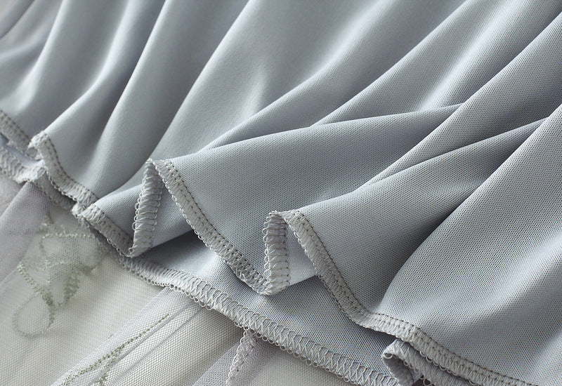 High Waisted Skirt With A Slim And Elastic Waistline