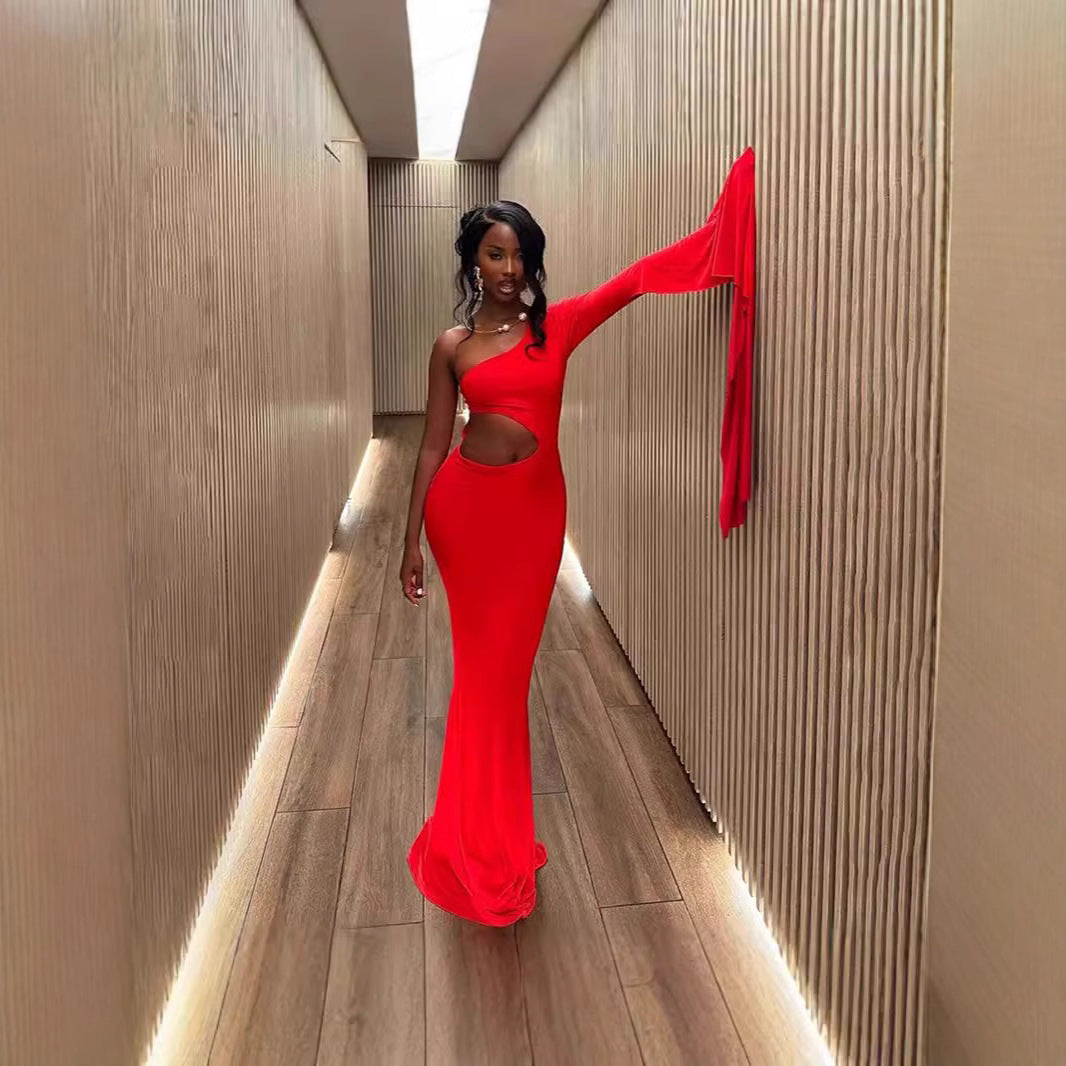 Elegant Sophisticated Bodycon Dress With A Cutout Design