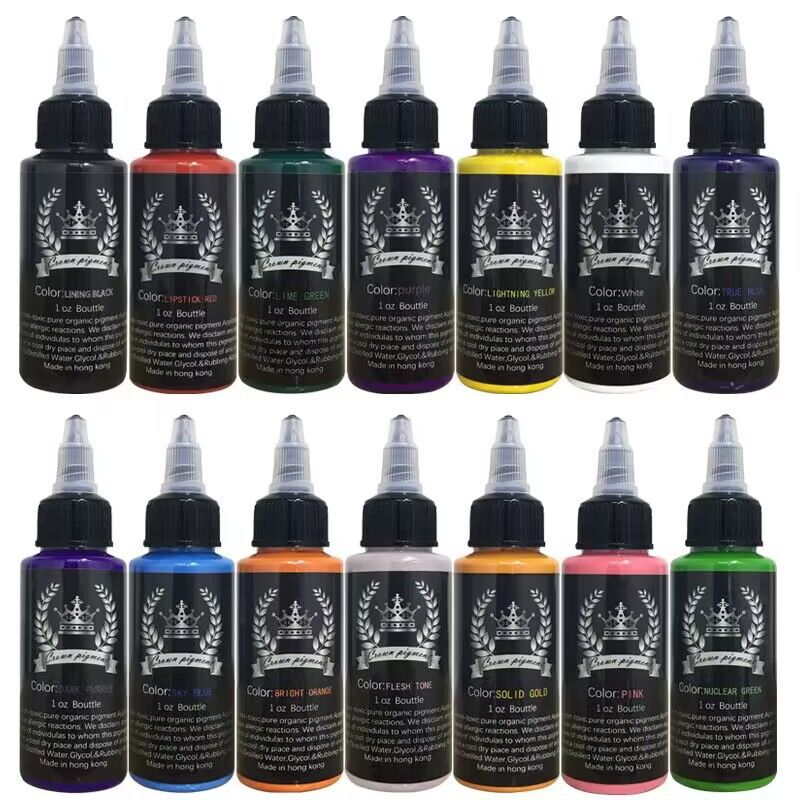 Practice Pigment Tattoo Paint Set