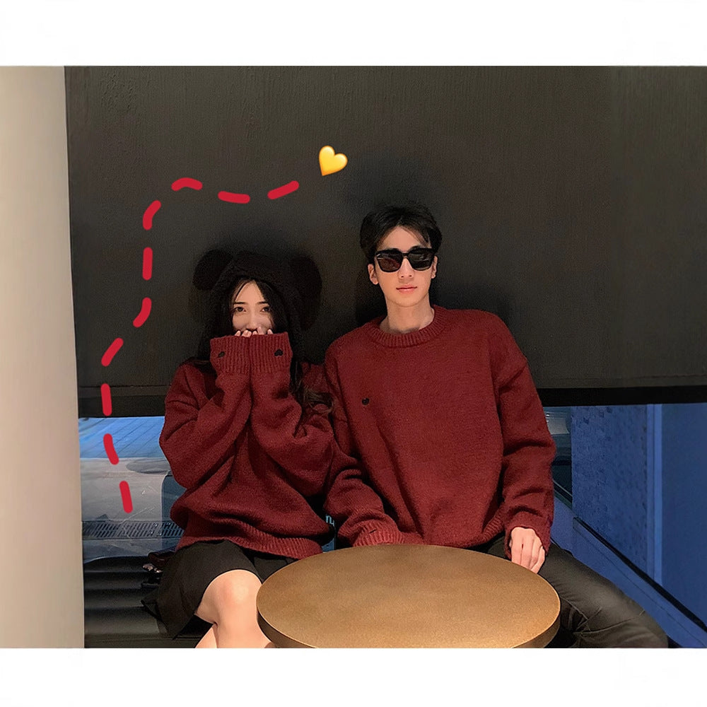 Couple Trend Lazy Design Sweater