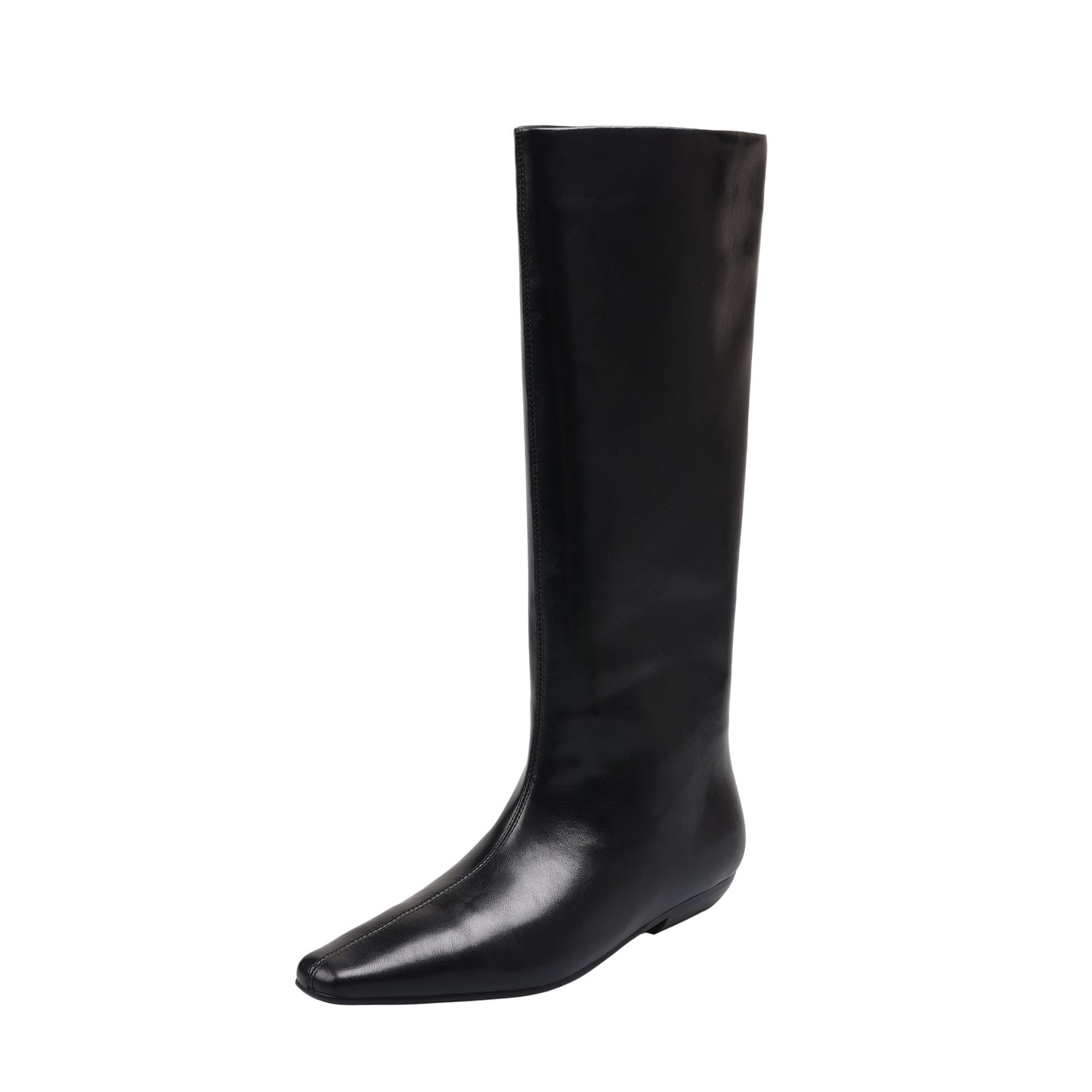 Women's Chunky Heel Straight Boots