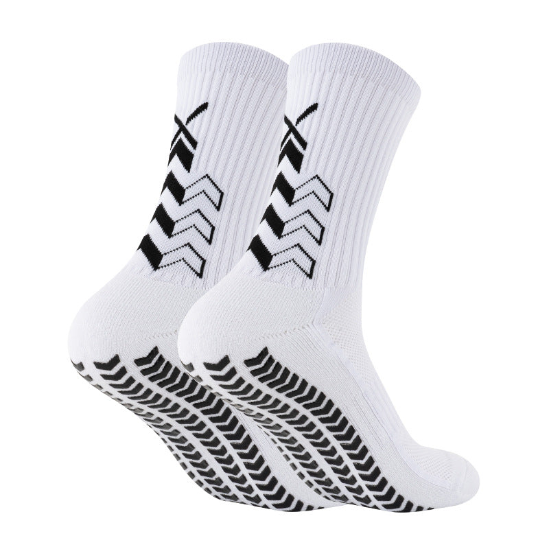 Thickened Middle Arrow Dispensing Towel Bottom Long Tube Non-slip Socks
