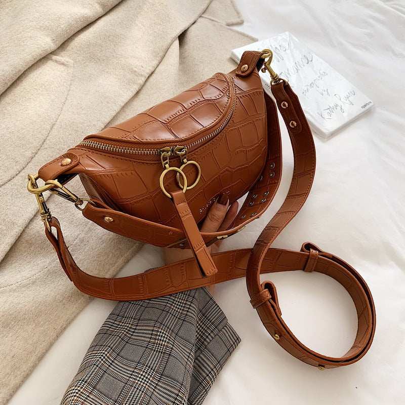 Trendy Korean Texture Messenger Bag Chain