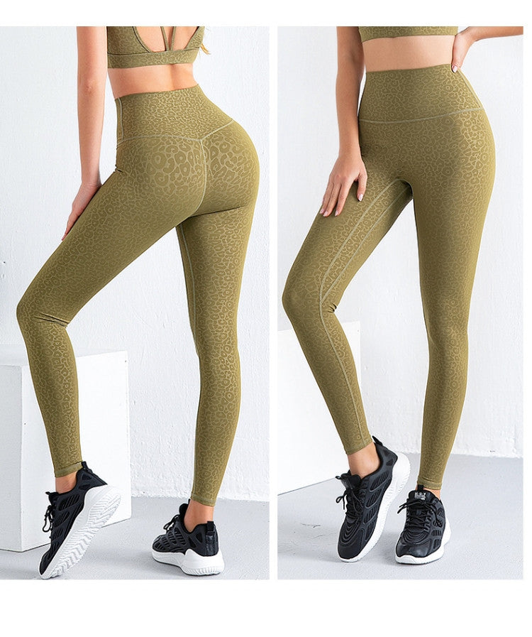 Women's Brocade Double-sided Sanded Pants Women's Yoga Wear