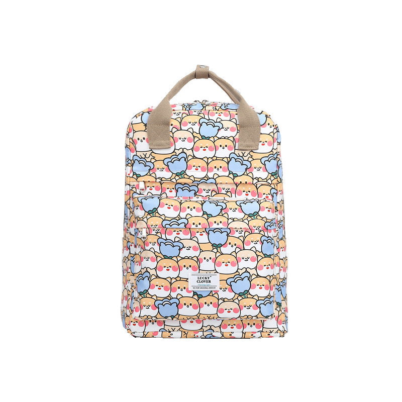 Versatile And Portable Waterproof Printed Backpack That Can Be Used To Carry Luggage
