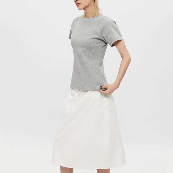 Summer Solid Color Small New Short Sleeve