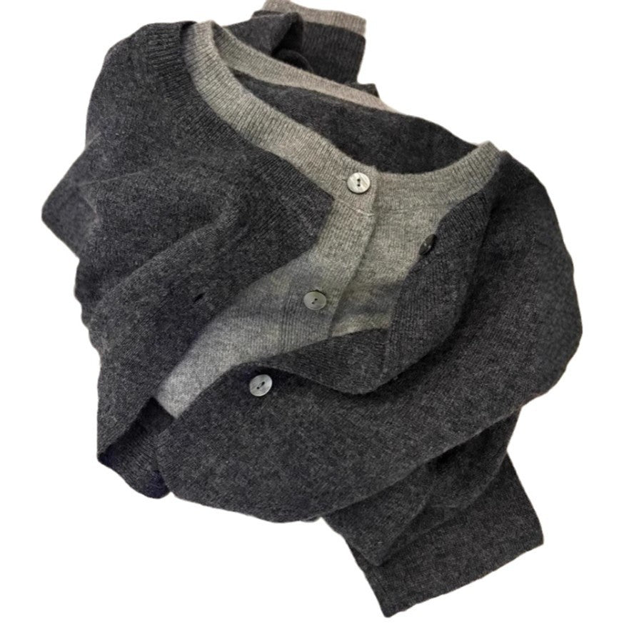 Bandage Dress Cashmere Sweater Coat Knitted Cardigan