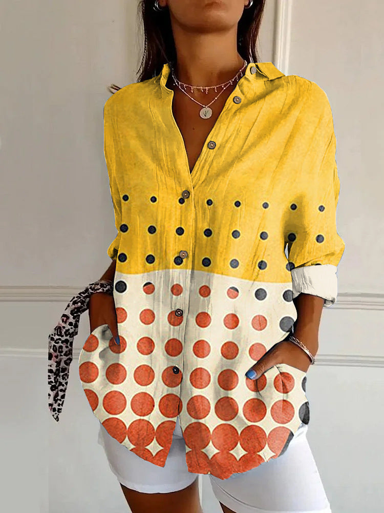 New Women's Summer Animal Pattern 3D Printed Shirt