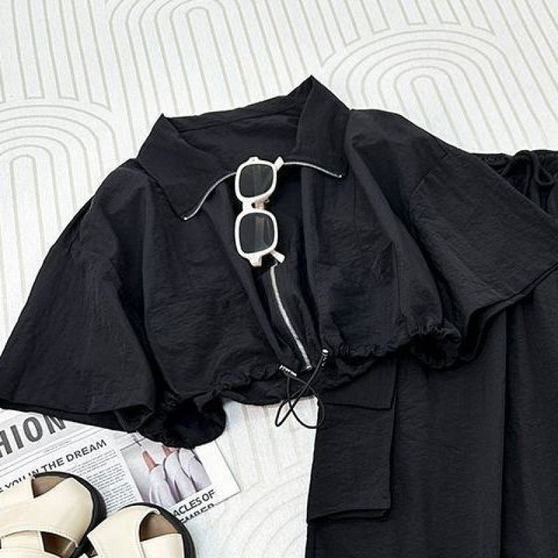 Womens Mid-Length Casual Fashion Two-Piece Set