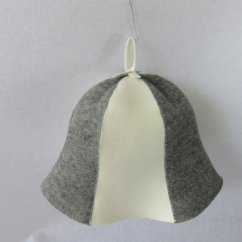 Fashion Simple Felt Sauna Shower Hat
